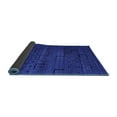 thumbnail image 2 of Ahgly Company Indoor Rectangle Abstract Blue Modern Area Rugs, 2' x 3', 2 of 4