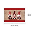 thumbnail image 3 of Roses Love Heart Truck Gnomes Romantic Washable Welcome Entry Way Entrance Mat, Absorbent Hallway Accent Throw Runner Carpet 16x24 Inch, 3 of 3