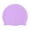 54# Purple, variant on Silicone Swim Cap for Women & Men, Vibrant Lightweight Swimming, Non-Slip, Easy Wear, Removal, Protects Hair Gray
