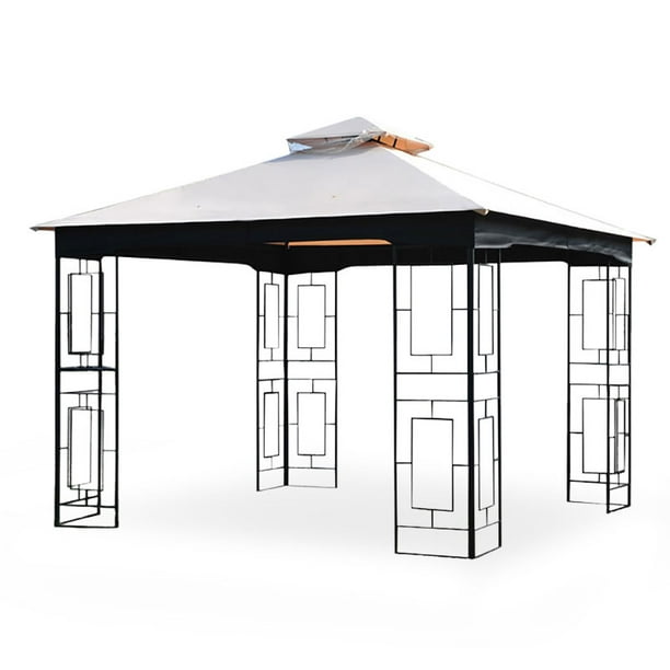 Garden Winds Replacement Canopy Top For Gt Geo Gazebo Riplock 350 Walmart Com Walmart Com