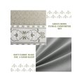 thumbnail image 5 of Homehours King Comforter Set Greyish Green Boho Bed in a Bag 7 Piece, Bohemian Floral Patchwork Bedding with Comforter and Sheet Set, Soft Microfiber, 5 of 5