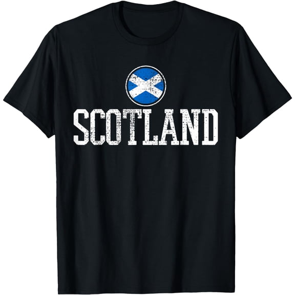 Scotland Scottish Flag UK National Proud Sports Soccer T-Shirt