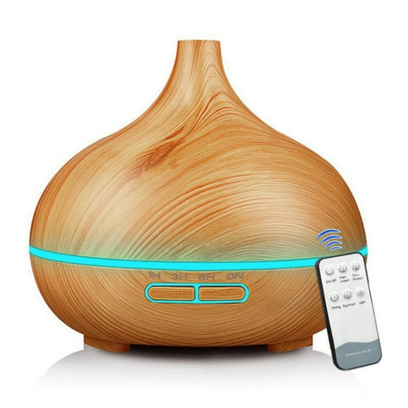 Ultrasonic Aromatherapy Essential Oil Diffuser, Colorful Light, 500ML Capacity, Fragrance Diffuser Remote Control, Fine Mist, Quiet, Air Humidifier for Home,Bedroom