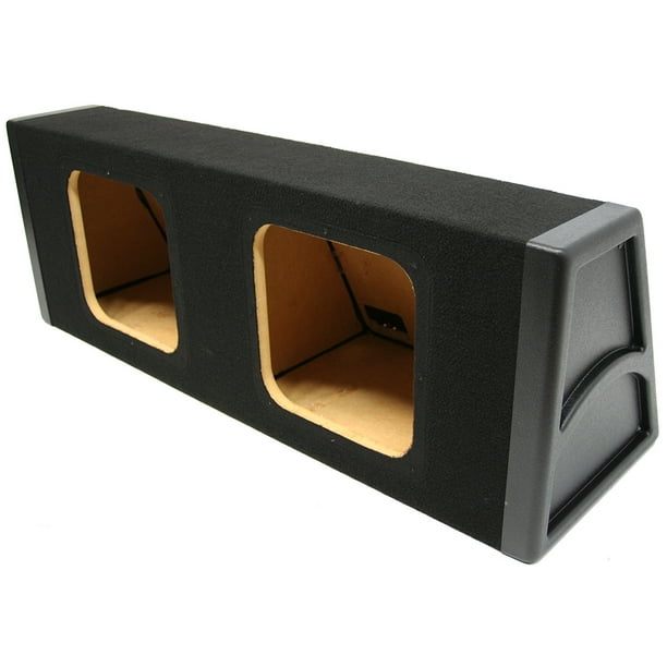 Kicker Dual 10" Empty Square L3 L5 L7 Subwoofer Angled Enclosure Trunk