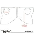 thumbnail image 2 of Retro Manufacturing Kick Panels with Standard Speakers and Sound Dampening KPC416162-62-M, 2 of 2