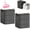 2PC, L, variant on Spacious Moving Storage Bin, Organizer for Quilts, Bedding, Sweaters, Clothes and Quilt Dustproof Storage Baskets, Foldable Large Capacity Fabric Bag for Moving, Closet (2PC, S)