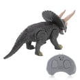 thumbnail image 4 of Dinosaurio de juguete RC de simulación, triceratops de juguete con control remoto, patas para caminar, ojos brillantes y boca que se abre para niños y niñas., 4 of 14