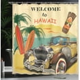 thumbnail image 4 of Ambesonne Colorful Shower Curtain, Car Palms Tribal, 69"Wx70"L, Multicolor, 4 of 5