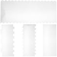thumbnail image 6 of TABLETREANDS 4Pcs Rectangular Cake Smoother Scraper for Baking and Pastry Tools Clear Acrylic, 6 of 6