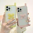 thumbnail image 4 of Compatible with iPhone 13 Pro Max 3D Bowknot Case Cute Camera Lens Protection Clear Soft Shockproof Pretty Unique Protective Cover for Women Girls, 4 of 5