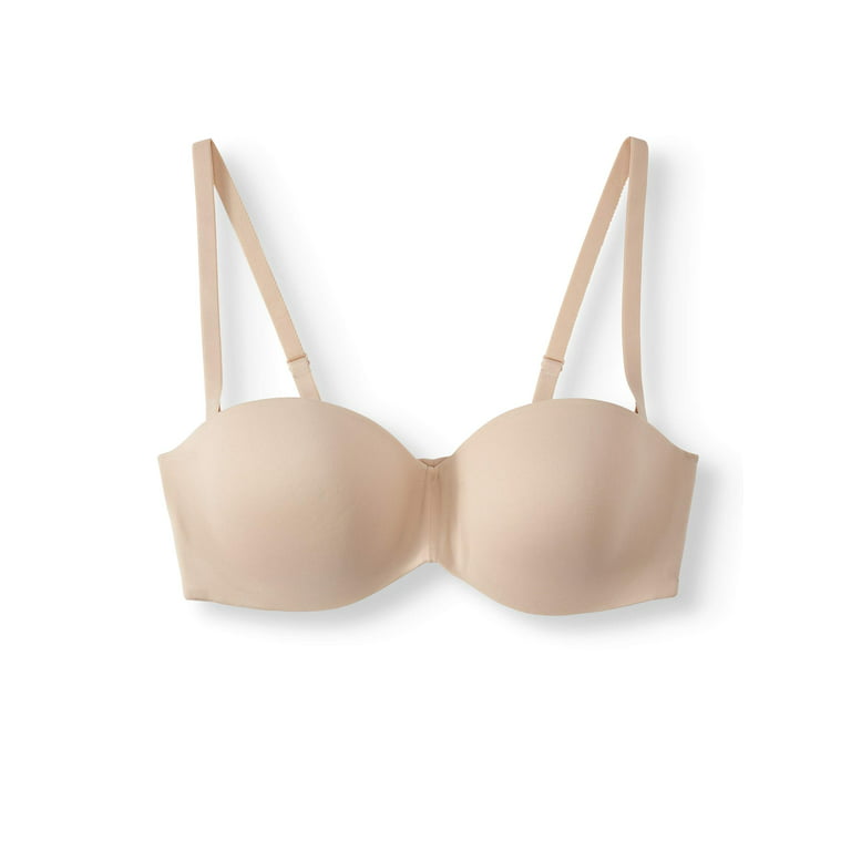 Maidenform Self Expressions Women's Extra Coverage Strapless Bra 38DDD Nude