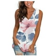 thumbnail image 2 of ZVNAΖH Tank Tops for Women,Women's Fashion Casual Solid Color V-Neck Tank Top, 2 of 5