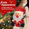 thumbnail image 2 of SPECSTAR Christmas Inflatable Outdoor Decoration, Packable Santa, Navidad Blow Up Yard Decor with Built-in LED Light for Lawn, Garden, Party, 2 of 7