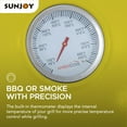 thumbnail image 3 of SUNJOY 20 inch Charcoal Grill, Egg-shaped Outdoor Grill with Pizza Stone, Ultimate BBQ Grill and Smoker with Wheels, Yellow, 3 of 11