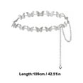 thumbnail image 4 of Rantai Pinggang Rama-rama Logam, Homme et Fille, pour Femme, Style Tendance, Rama-rama Mignon, J6W7, 1 Pce, 4 of 7