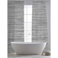 thumbnail image 5 of Vintage Gray Sheer Curtains 96 Inch Length 2 Panels Set Window Treatments, Country Farmhouse Abstract Minimalist Art Rod Pocket Semi Curtains for Living Room/Bedroom/Kitchen Décor, 104"W x 96"L, 5 of 7