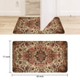 thumbnail image 6 of Bohemian Brown Ethnic Design Rug Welcome Door Mat Decorative Doormat Farmhouse Low-Profile Floor Rug Switch Mat for Home Indoor Outdoor Decorations 17 X 30 Inch, 6 of 6