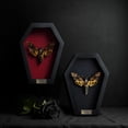 thumbnail image 5 of Real Coffin Frame Shadow Box Butterfly Gothic Wall Art Display, Dark Academia Curiosity Decor, Unique Coffin Frame Home Decor for Collectors and Gifts, 5 of 6