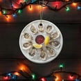 thumbnail image 6 of PEIBang Oyster Christmas Ornaments Xmas Tree Decorations,Round Christmas Seafood Ornament Hanging Pendant for Tree Home Party Decor, 6 of 9