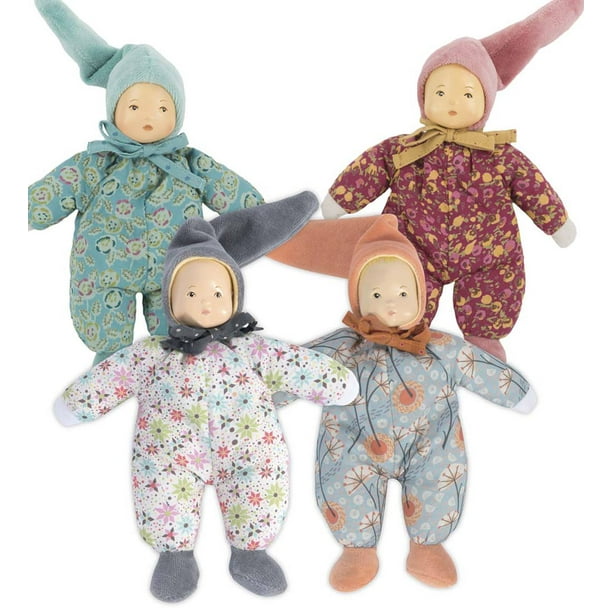Petit Bebe Baby Doll Soft Baby Doll With Rattle In Blue Walmart Com Walmart Com