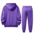 thumbnail image 5 of MLQIDK Men's Big and Tall Track Suits 2 Piece Set Athletic Workout Gym Sport Fleece Zip up Hoodie and Sweatpants Tracksuits Winter Jogging Suit Lounge Outfit Dark Gray 2XL, 5 of 6