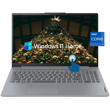 Lenovo IdeaPad Slim 3i AI Copilot Business Laptop, 15.6" FHD Touchscreen, 13th Gen Intel 10-Core i7-1355U, 16GB LPDDR5 RAM, 1TB SSD, Backlit Keyboard, FP Reader, Windows 11 Home