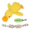 thumbnail image 1 of Juguete Peluche wishkit Gris con Cuerda para Limpieza Dental para Perro, 1 of 7