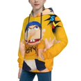 thumbnail image 2 of Saiise Unisex Kids Sml Jeffy G Sweatshirt Boys Girls Hooded Kangaroo Pocket Pullover Hoodies-Large, 2 of 7