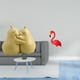 thumbnail image 2 of Soporte para libros con forma de pera abrazando un pájaro, sujetalibros de cerámica, fina artesanía, adorno para estantería, estatua de flamenco, figu, 2 of 8