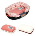 Pet Life Touchdog Floral-Galore Ultra-Plush Rectangular Rounded ...