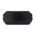 thumbnail image 5 of Altec Lansing HydraShock Bluetooth Speaker USB Type-C Rechargeable Portable Speaker Wireless Charger for Phone, Stereo Speaker w/LED Lights for Pool Beach Hiking Camping, 20 Hour Playtime (Black), 5 of 5