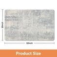 thumbnail image 4 of Classic 20x32 inch Modern Abstract Gray Bathroom Runner Rug - Soft, Non-Slip and Low Pile Rug, Perfect for Laundry Room, Entryway, Kitchen, Hallway, Doorway, and Bedroom, 4 of 5