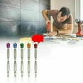 thumbnail image 3 of 5Pcs Magnetic Screwdriver Ph2 Alloy Steel Double-Headed Cross Drill Bit 65Mm, 3 of 5