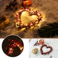 16Inch Garland Day Valentine's With Lights Decorative Heartshaped