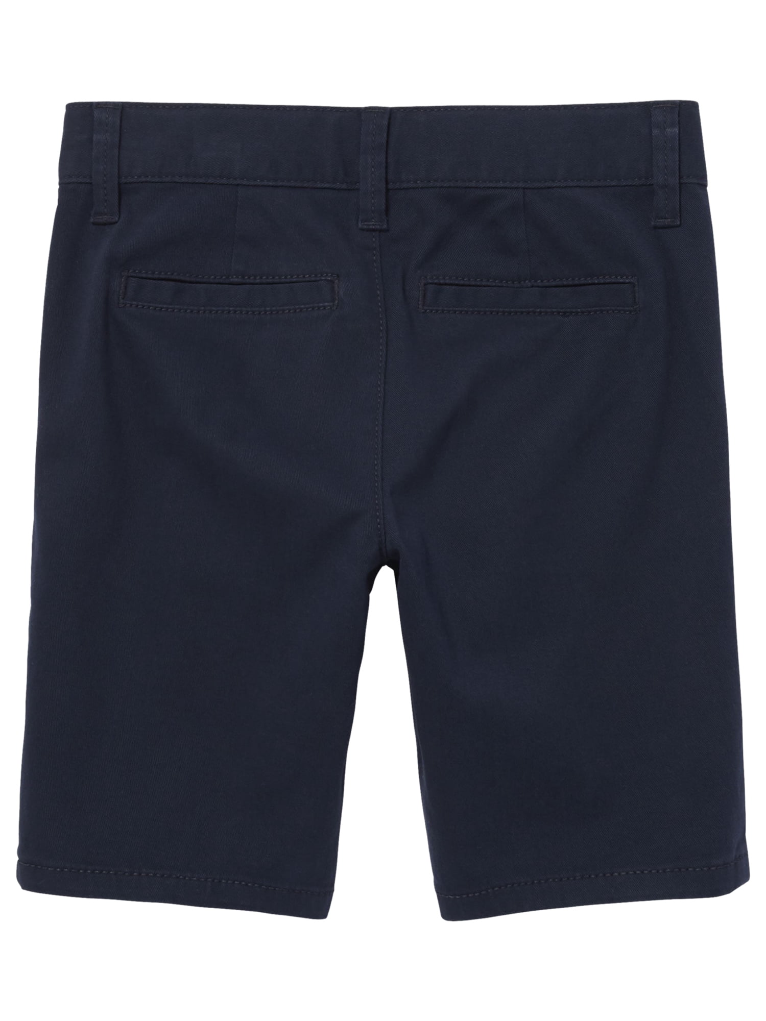 The Children's Place Girls Uniform Stretch Chino Shorts, 2-Pack, Sizes 4-16
