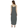 thumbnail image 4 of Inkmeso Robe d'Été Unie Aguichant pour Femmes à Bretelles Spaghetti Décontractée de Plage et de Villégiature Robe Maxi, 4 of 7