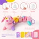 thumbnail image 4 of Regla de altura de perro Animal, música, juguete de peluche relajante, muñeca bebé, juguetes para recién nacidos, desarrollo de inteligencia educativa temprana,Rosa, 4 of 7