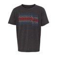 thumbnail image 2 of America 1776 Youth Graphic T-shirt, 4th of July T-shirts for Kids - Charcoal MH200YPATRIOT S21 M, 2 of 3