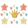 PRINCESS CORAL MINT GOLD Birthday Party Balloons Decoration Supplies Baby Shower