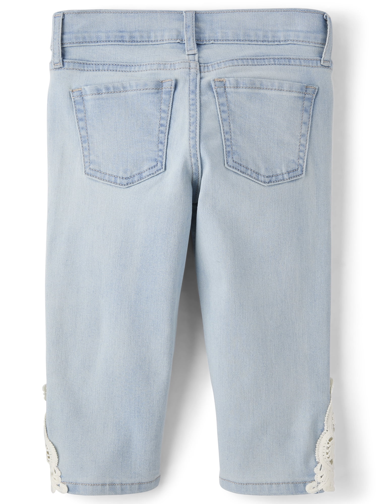 The Children's Place Girls Crochet Capri Jeans, Sizes 4-16