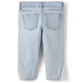 thumbnail image 3 of The Children's Place Girls Crochet Capri Jeans, Sizes 4-16, 3 of 3