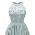 thumbnail image 5 of Bintarealwax Women Halter Lace Wedding Guest Dress Cocktail Party Bridesmaid Formal Dresses, 5 of 5