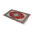 thumbnail image 3 of Luzkey Portable Muslim Prayer Rug Carpet Traditional Multipurpose Fast Drying Polyester for Bedroom Floral Patterns 65x120cm Folable Red, 3 of 8