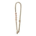 thumbnail image 3 of Bohemian Macrame Crossbody Shoulder Strap Daisy Flower Woven Cell Phone Lanyards Pink, 3 of 8