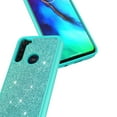 thumbnail image 3 of Value Pack + for Moto G Power XT2041 with Tempered Glass Glitter Hard Case Hybrid Cell Phone Case Glitter Shock proof Edge Slim Bumper Scratch Cover (Teal), 3 of 4