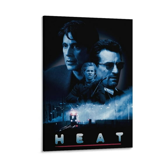 Heat Movie Poster (5) Canvas Wall Art Prints Poster Gifts Photo Picture Painting Posters Room Decor Home Decorative 20x30inch(50x75cm)