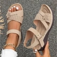 thumbnail image 3 of Women's Comfortable Summer Sandals - Open Toe Walking Shoes for Beach Vacation Dressy, 3 of 13