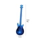 thumbnail image 1 of 2 cucharas de café de guitarra creativa de acero inoxidable 304, suministros de barra de música, cucharas agitadoras, cucharas de gran regalo, azul y negro, 1 of 2
