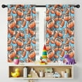 thumbnail image 5 of Blackout Kids Curtains,Football Sticker Pattern Childrens Insulated Curtains Set Of 2,Bedroom Essentials,Toddler Room Decor 42"x54", 5 of 5