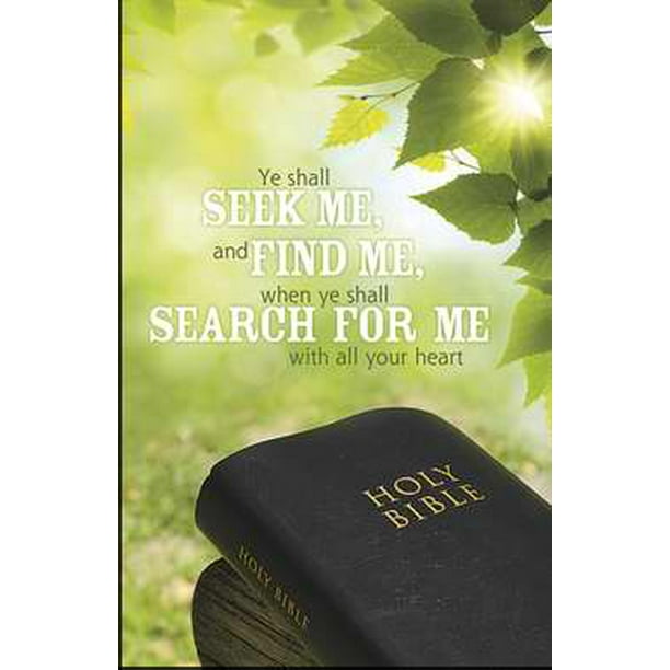 Anchor Wallace Publishers 73925 Bulletin Ye Shall Seek Me And Find Me